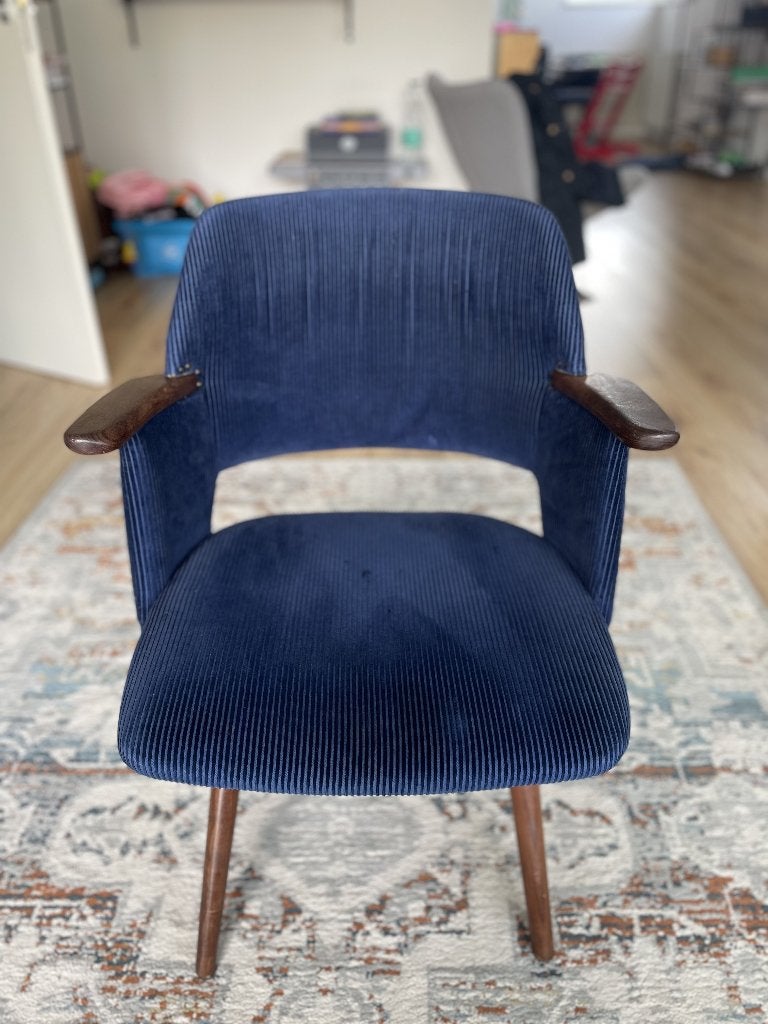 Pastu VIntage Stoel, Huis en Inrichting, Stoelen, Ophalen, Gebruikt, Blauw, Vier
