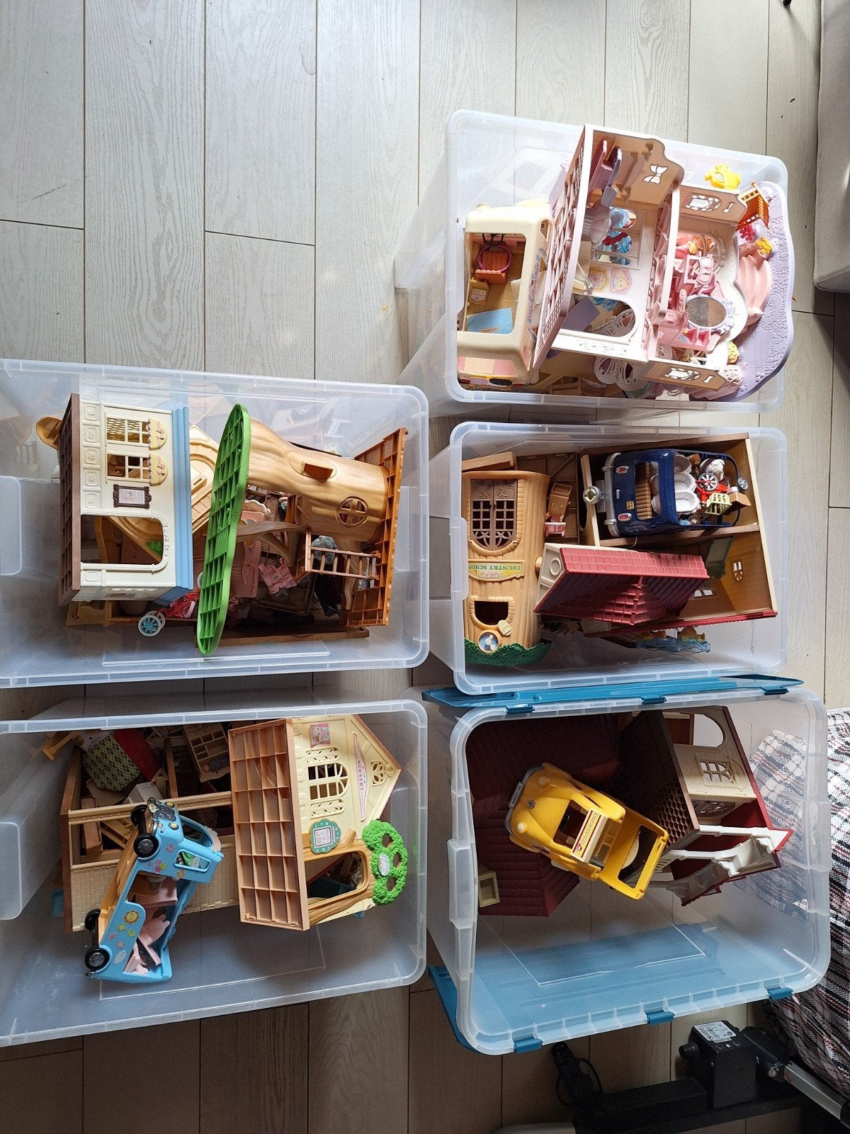 Grote partij sylvanian families, Verzamelen, Ophalen, Gebruikt, Poppenhuis
