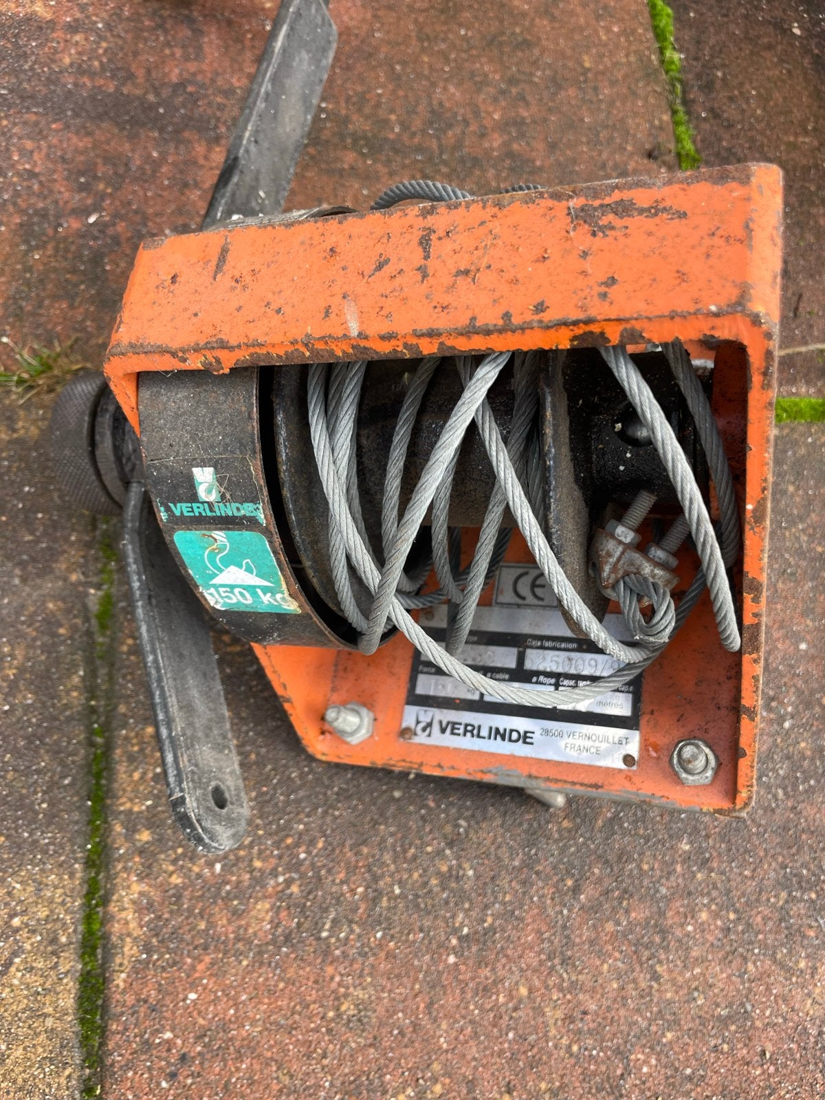 Verlinde Tirfor Lier 850 kg - Handmatige Kabeltrekker, Ophalen, Gebruikt, Handmatig