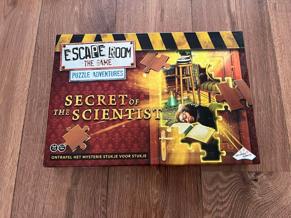 Escape Room: The Secret of the Scientist, Een of twee spelers, Ophalen of Verzenden, Gebruikt