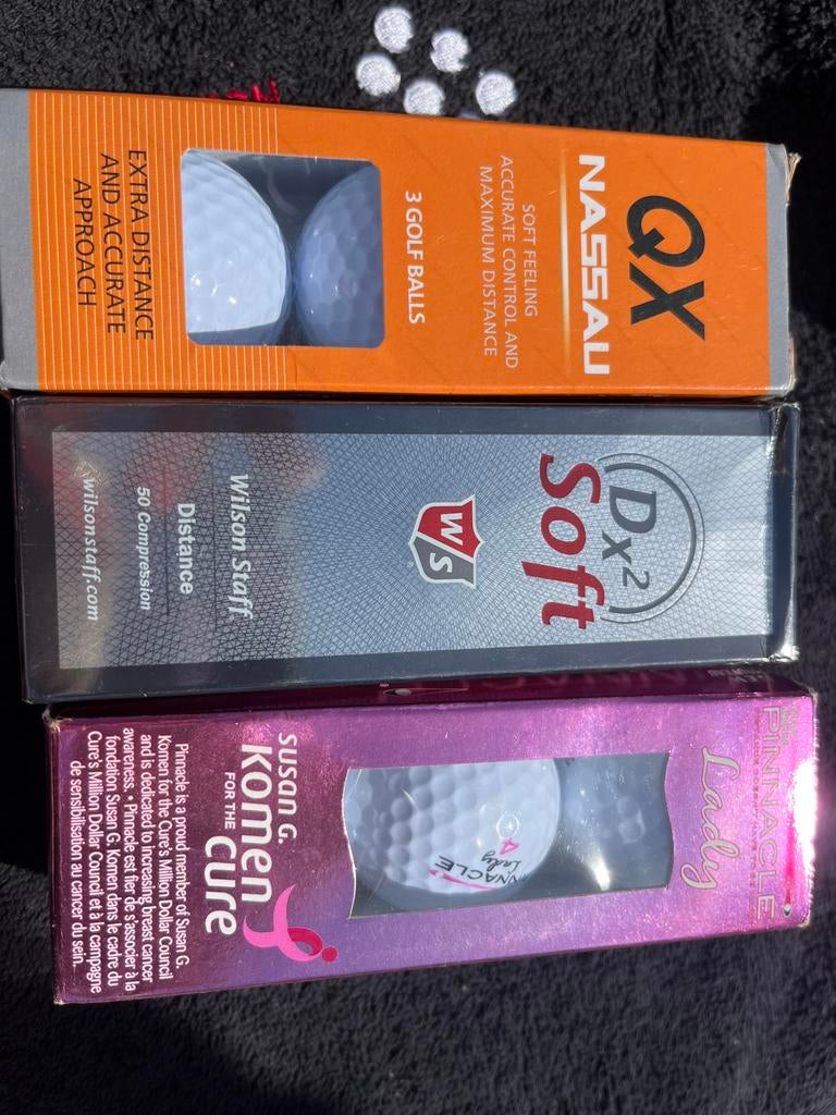 Golfballen nieuw 9x, Ophalen of Verzenden, Nieuw, Bal(len), Overige merken