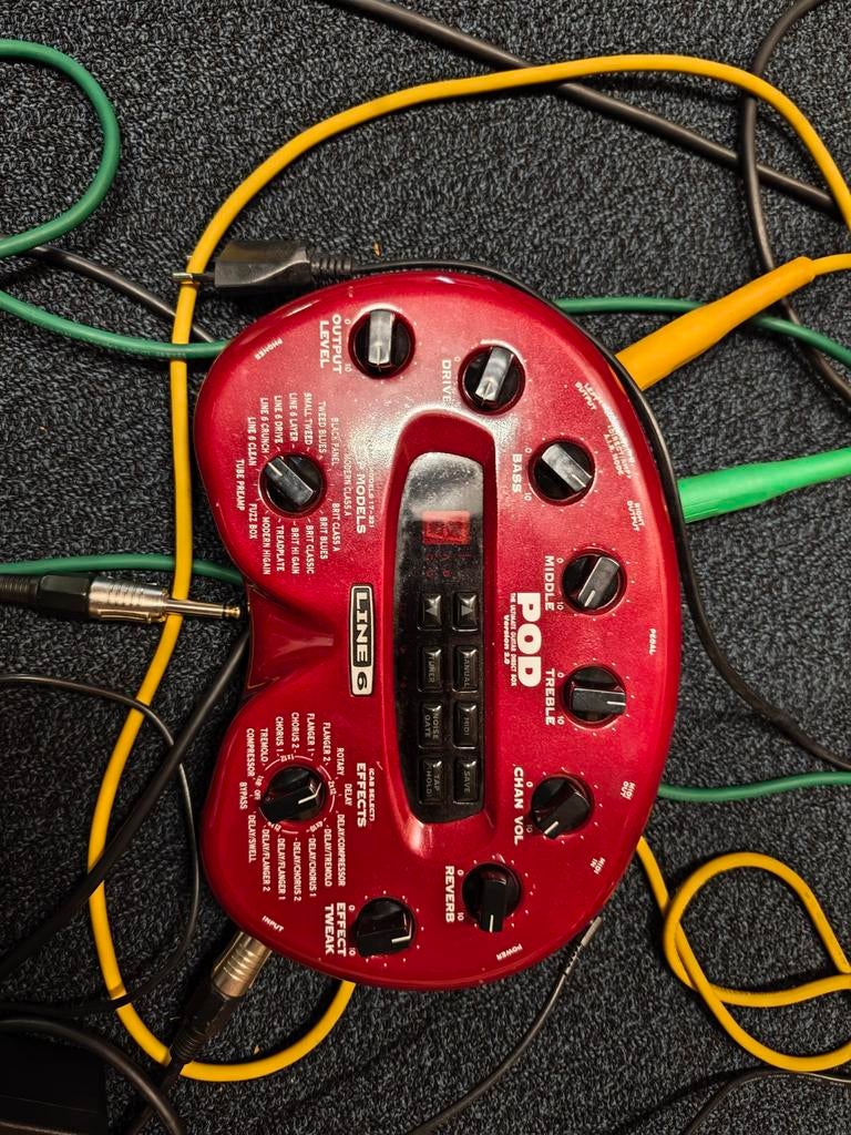 Line 6 POD 2.0 gitaar multi-effect processor, Muziek en Instrumenten, Effecten, Ophalen of Verzenden, Gebruikt, Delay of Echo