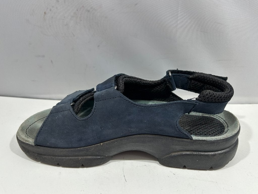 Rohde, maat 37 super comfortabele blauwe sandalen., Rohde, Sandalen of Muiltjes, Gedragen, Verzenden