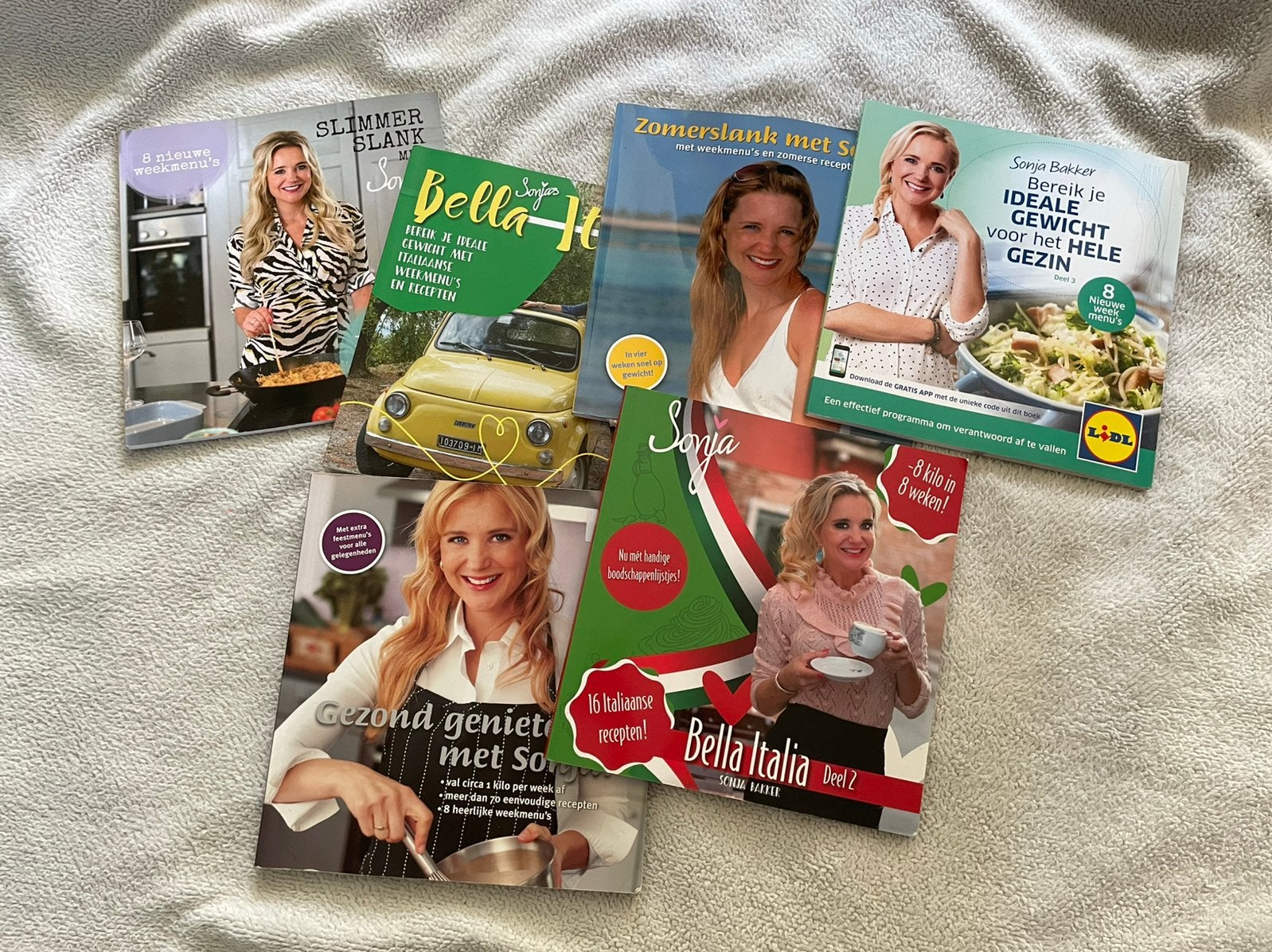6 sonja bakker dieetboeken kookboeken, Ophalen of Verzenden, Zo goed als nieuw