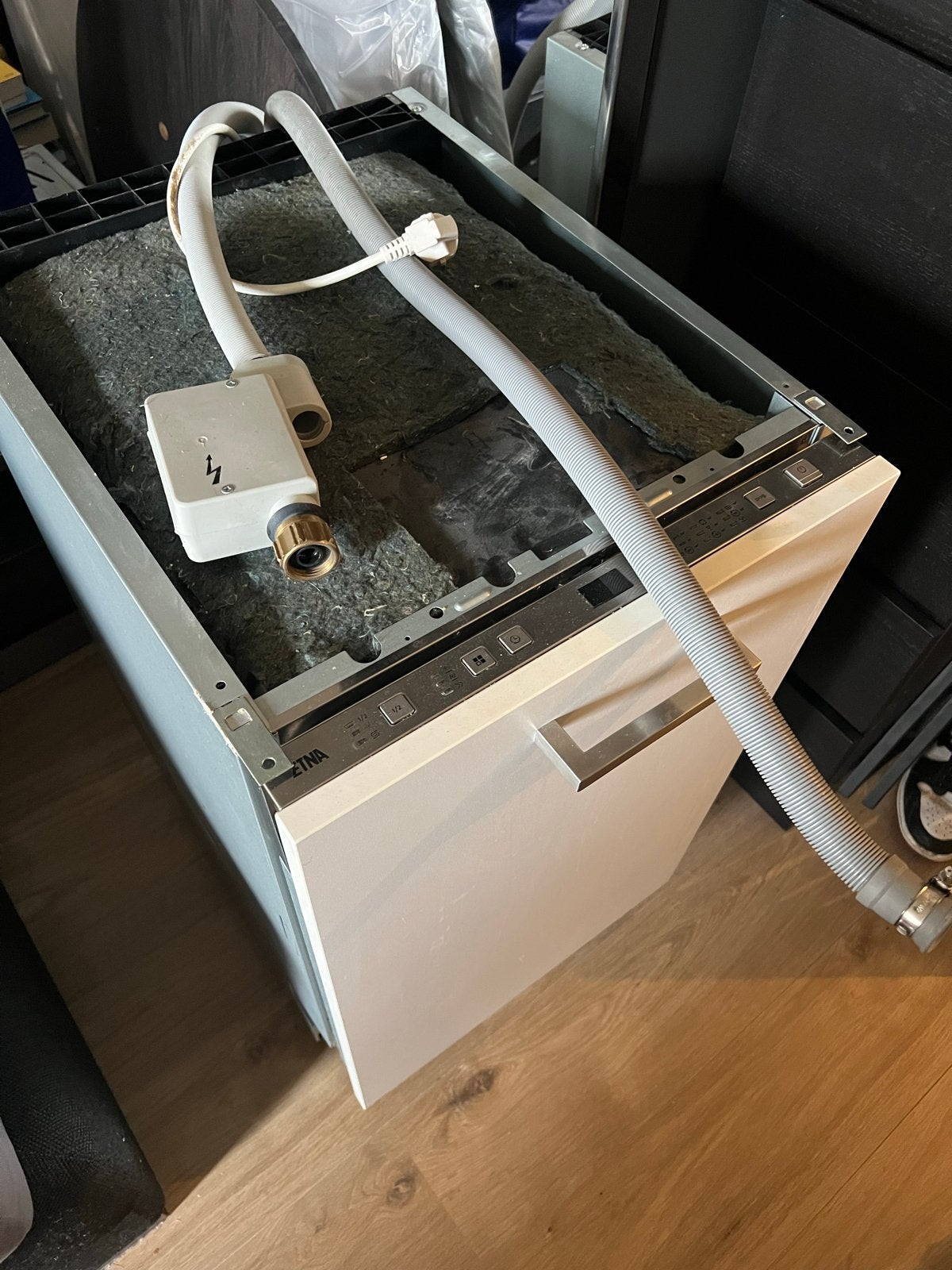 Etna VW147SRVS Inbouw Vaatwasser 45 cm - Maandag Ophalen, Ophalen, Gebruikt, Inbouw, 60 cm of meer