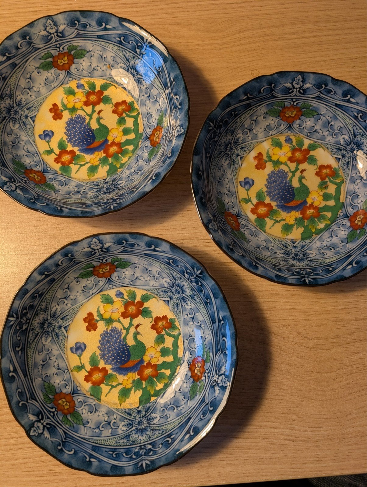 Set van 3 Japanse porseleinen kommen - Juzan Gama, Antiek en Kunst, Ophalen of Verzenden