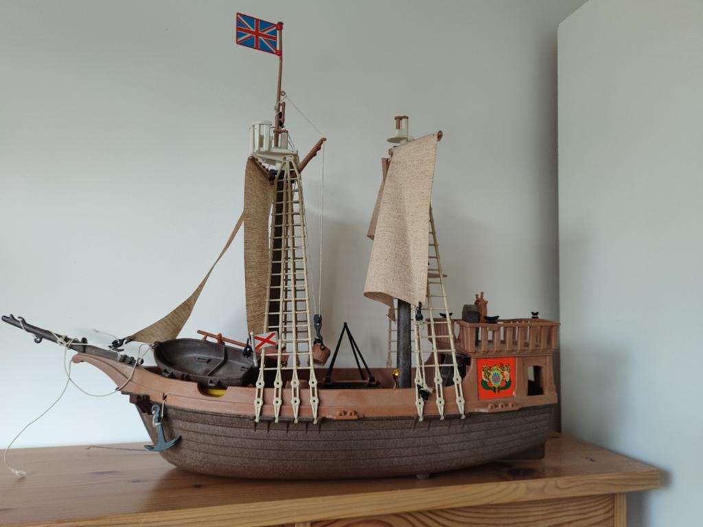 Vintage Playmobil Piratenschip, Kinderen en Baby's, Speelgoed | Playmobil, Ophalen, Gebruikt, Complete set