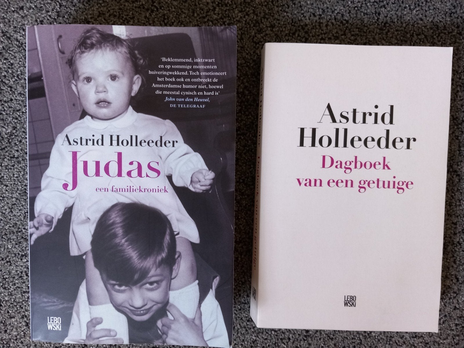 Nieuw! 2 ASTRID HOLLEEDER boeken: Judas+Dagboek v/e getuige., Ophalen of Verzenden, Nieuw, Astrid Holleeder, Overige