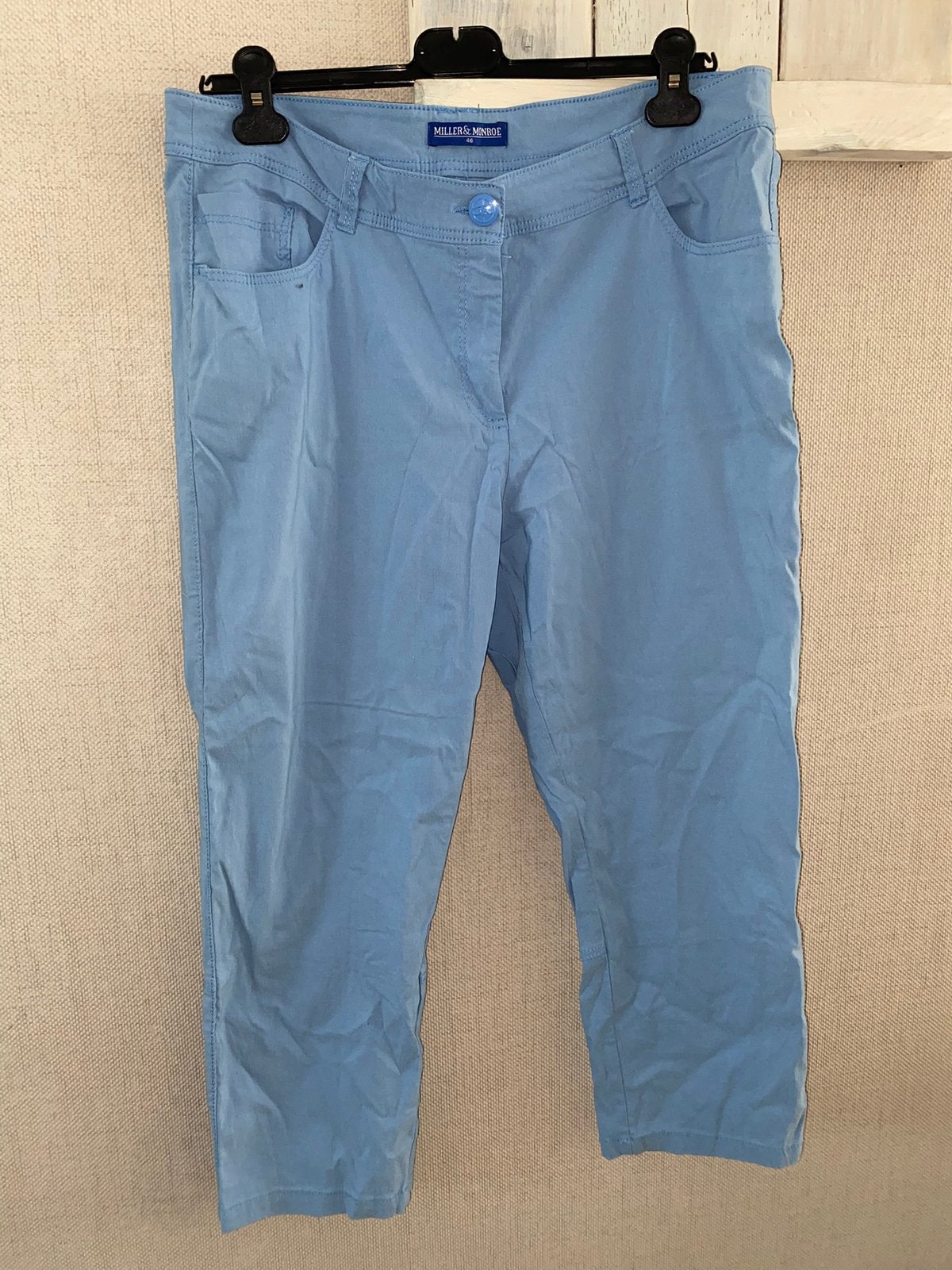 Miller & Monroe Corinna 3/4 stretch broek maat 46 blauw, Kleding | Dames, Blauw, Maat 46/48 (XL) of groter, Ophalen of Verzenden