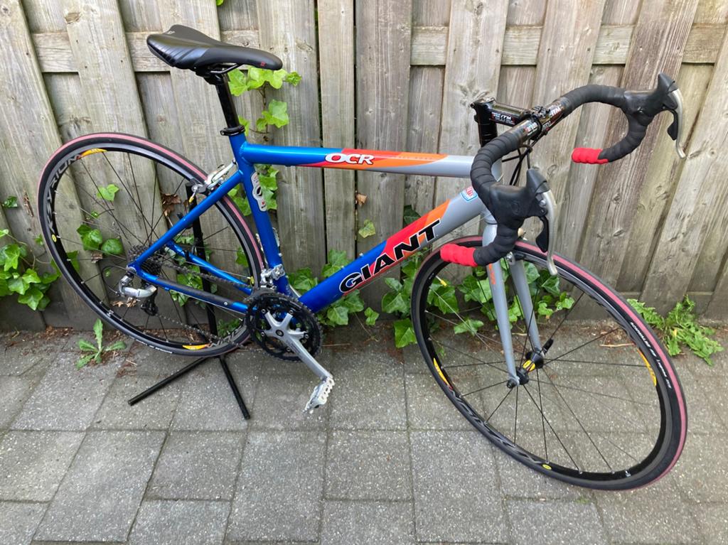 Giant OCR racefiets mt 50cm, Fietsen en Brommers, Fietsen | Racefietsen, 28 inch, Velgrem, Aluminium, 49 tot 53 cm