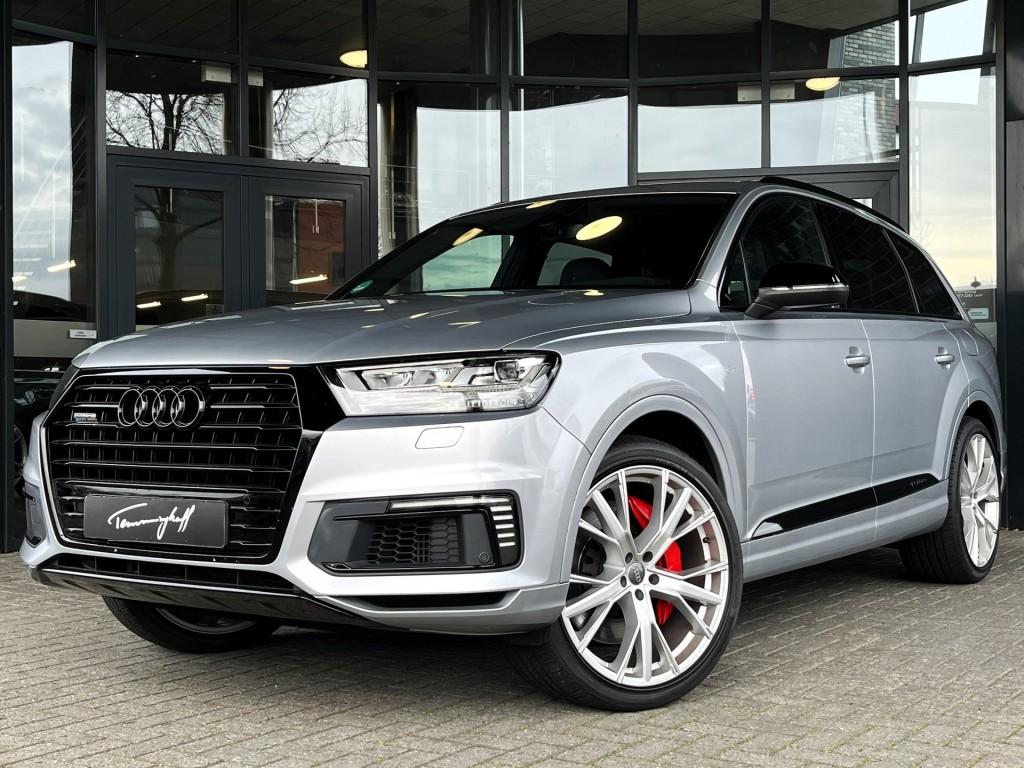 Audi Q7 3.0 TDI E-TR. Q. S-LINE - ORG. NL. - VOLL. HISTORIE, Auto's, Audi, Automaat, Gebruikt, 2800 kg, Leder