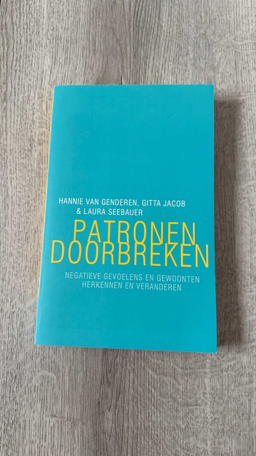 Patronen Doorbreken: Negatieve Gevoelens Herkennen en Verand, Boeken, Psychologie, Ophalen of Verzenden, Zo goed als nieuw, Klinische psychologie
