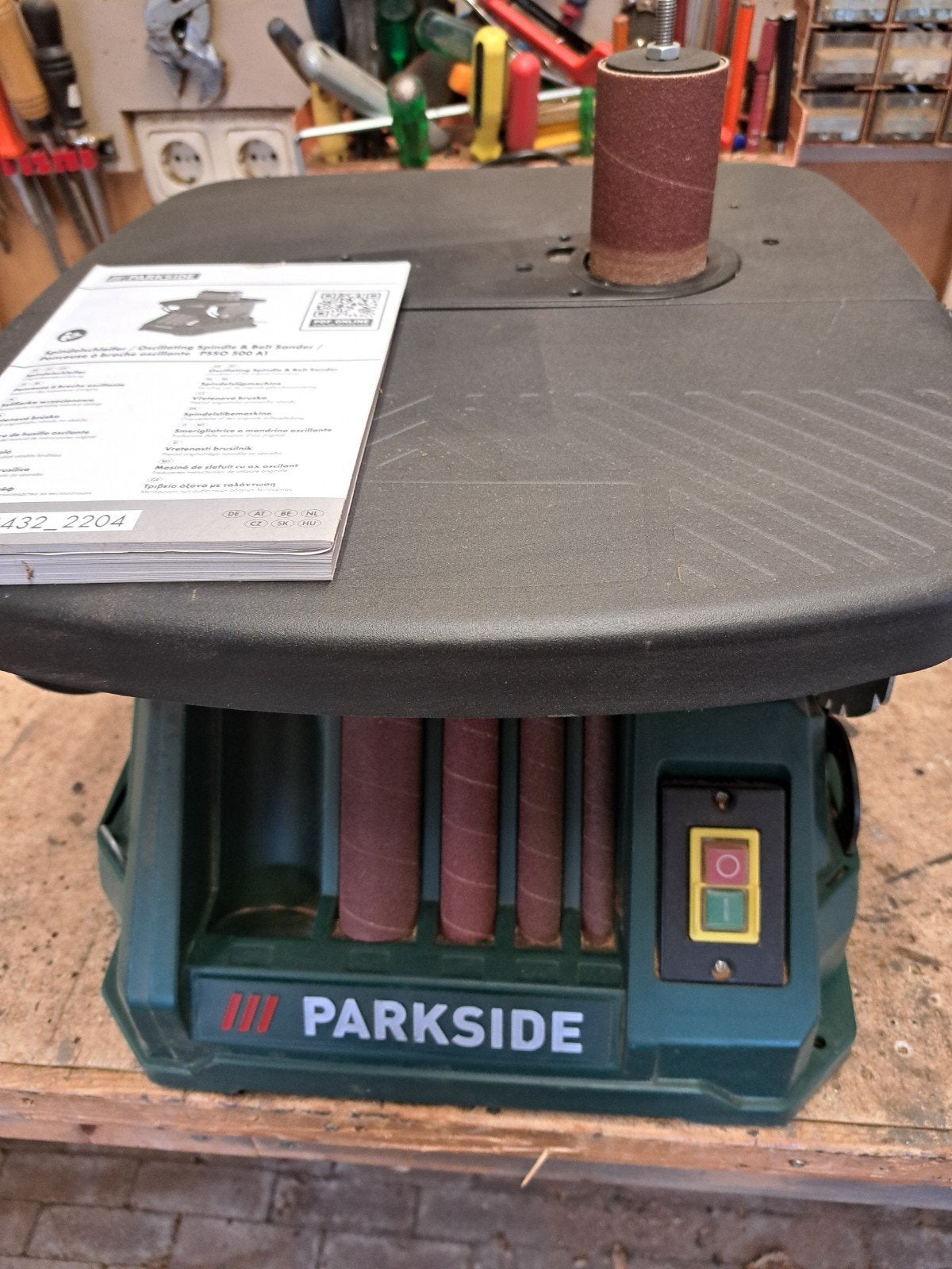 Parksite Spindel schuurmachine, Ophalen, Zo goed als nieuw, Minder dan 600 watt, Overige typen