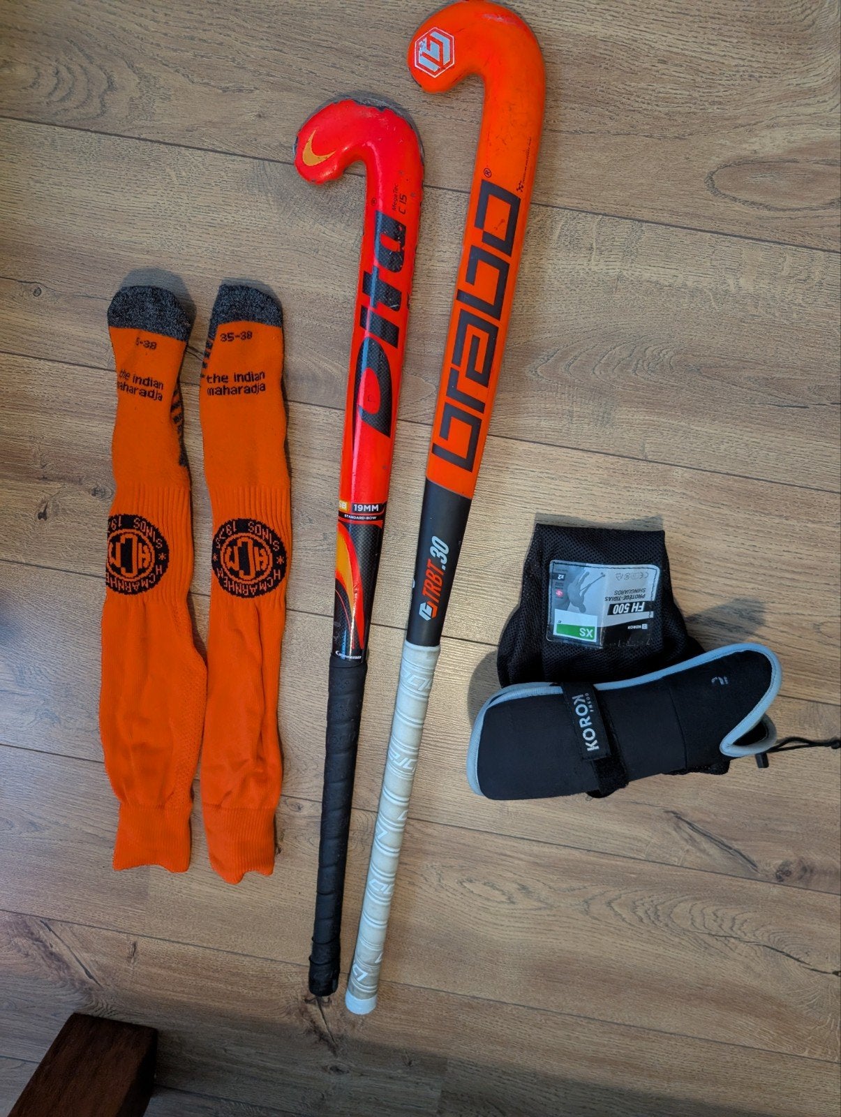 Hockey set voor kinderen rond 9,10 jaar, Ophalen, Gebruikt, Stick
