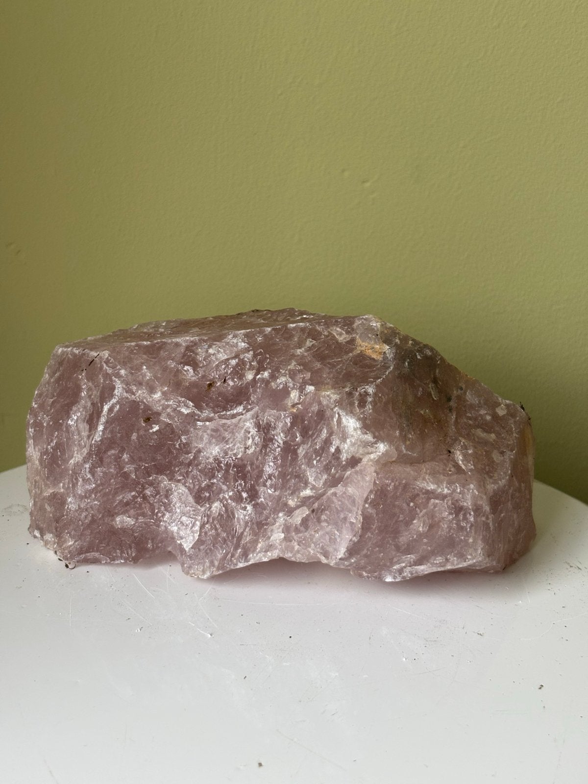 Grote ruwe Rozenkwarts Mineraal Edelsteen - 1.218 kg, Ophalen of Verzenden, Mineraal