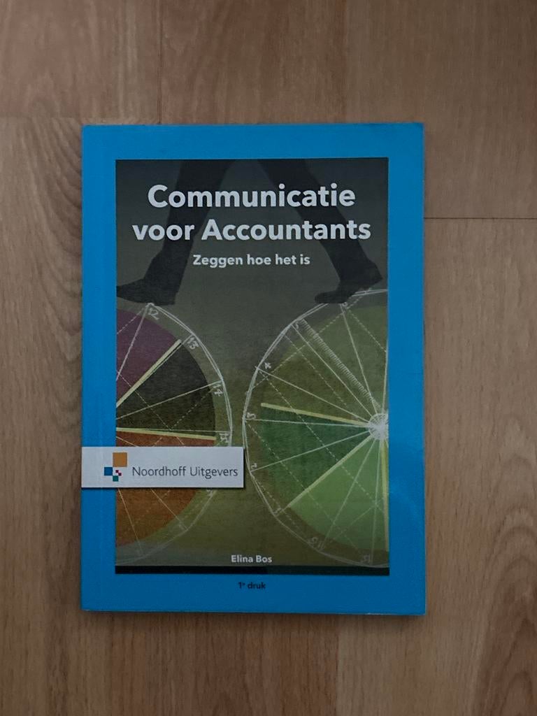 Communicatie voor Accountants - Elina Bos, Boeken, Ophalen of Verzenden, Beta, Zo goed als nieuw, HBO