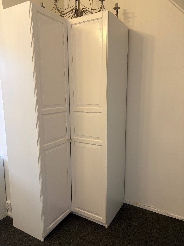 Twee grote IKEA pax kasten met hoekdeel 236 cm hoog, Ophalen, Gebruikt, 200 cm of meer, 150 tot 200 cm
