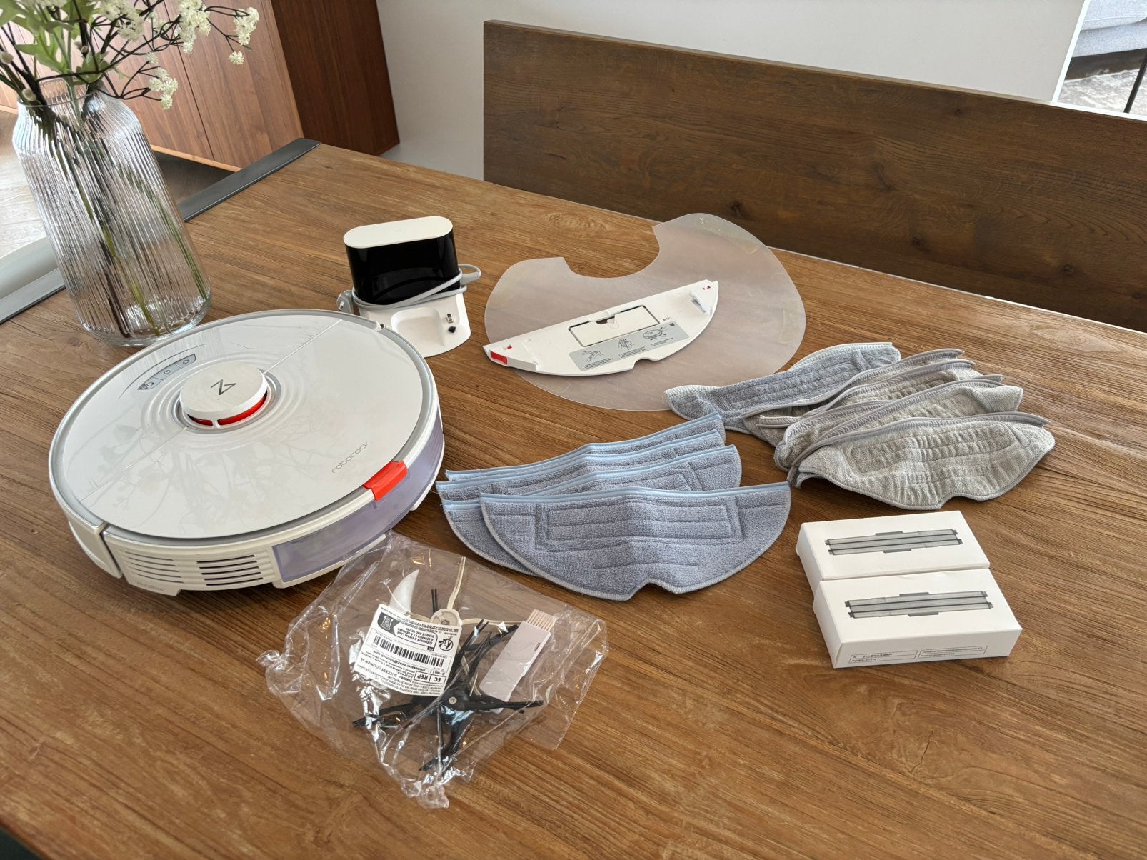 Roborock S7 robotstofzuiger met dweilfunctie + extra acc, Ophalen, Overige merken, Gebruikt, Robotstofzuiger