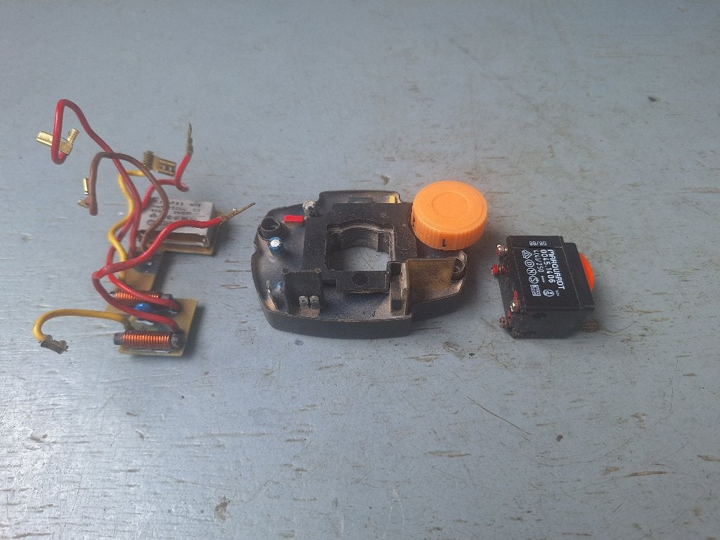 Schakelaar + toerenregelaar Elu MOF96E/DeWalt DW6141, Ophalen of Verzenden, Gebruikt