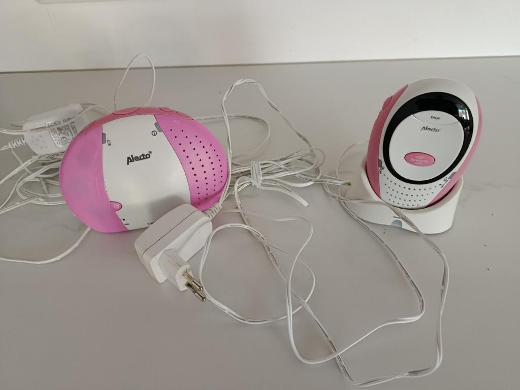 Alecto DBX-85 eco babyfoon rose, Ophalen of Verzenden, Gebruikt, 250 meter of meer