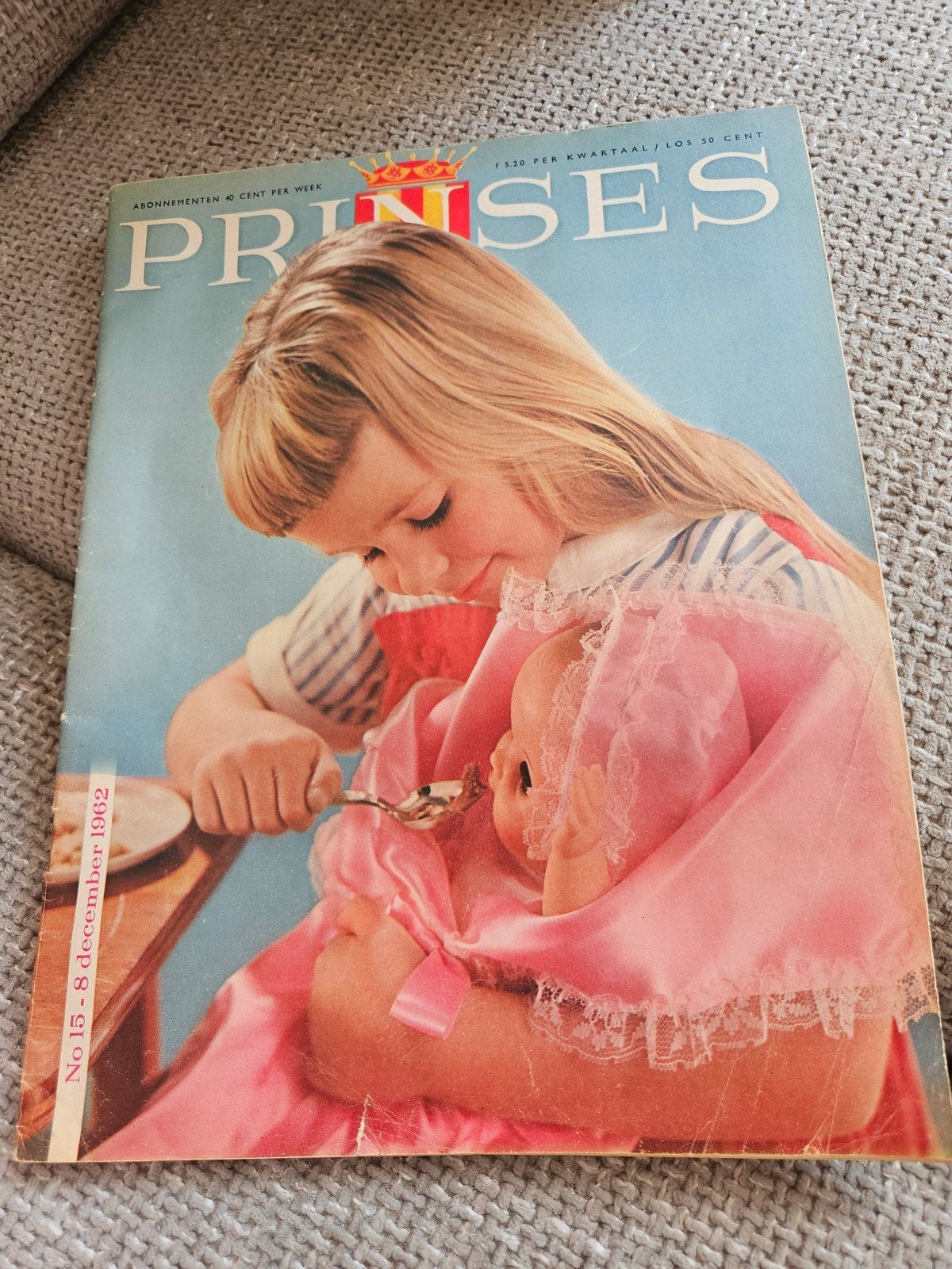 Prinses 8 december 1962 - Vintage Tijdschrift, Boeken, Ophalen of Verzenden, Gelezen, Damesbladen