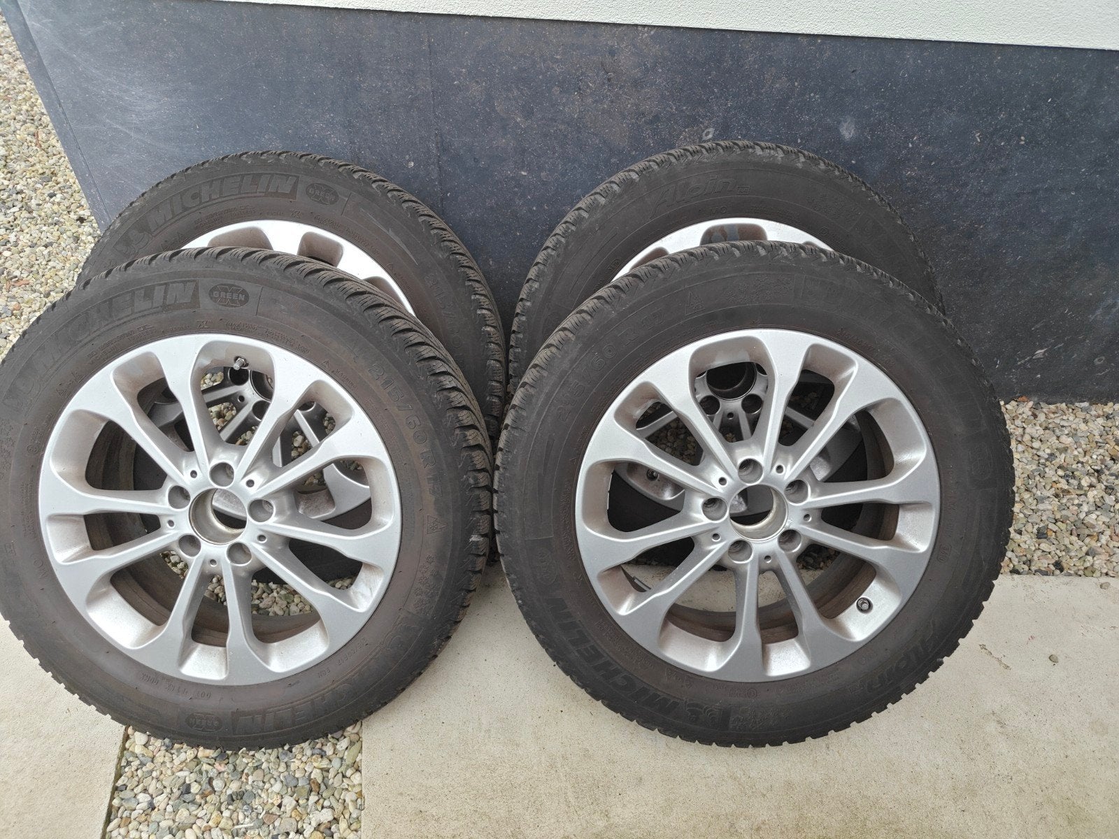 originele Mercedes GLA velgen 5x112 Michelin winterbanden, Auto-onderdelen, Banden en Velgen, Ophalen, Banden en Velgen, 17 inch