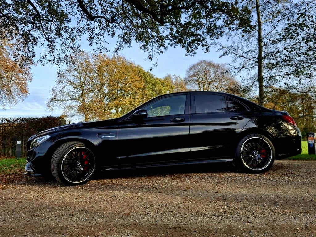 Mercedes-Benz C-Klasse C63 AMG 476pk AMG Speedshift 2017, Auto's, Automaat, Achterwielaandrijving, 8 cilinders, Zwart