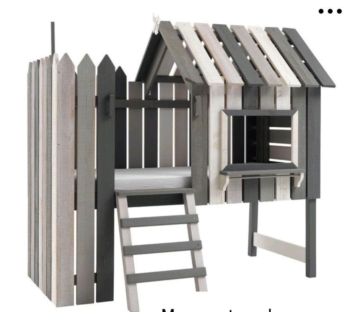 Stoer boomhut bed, 90x200, Ophalen, 85 tot 100 cm, Gebruikt, 180 cm of meer