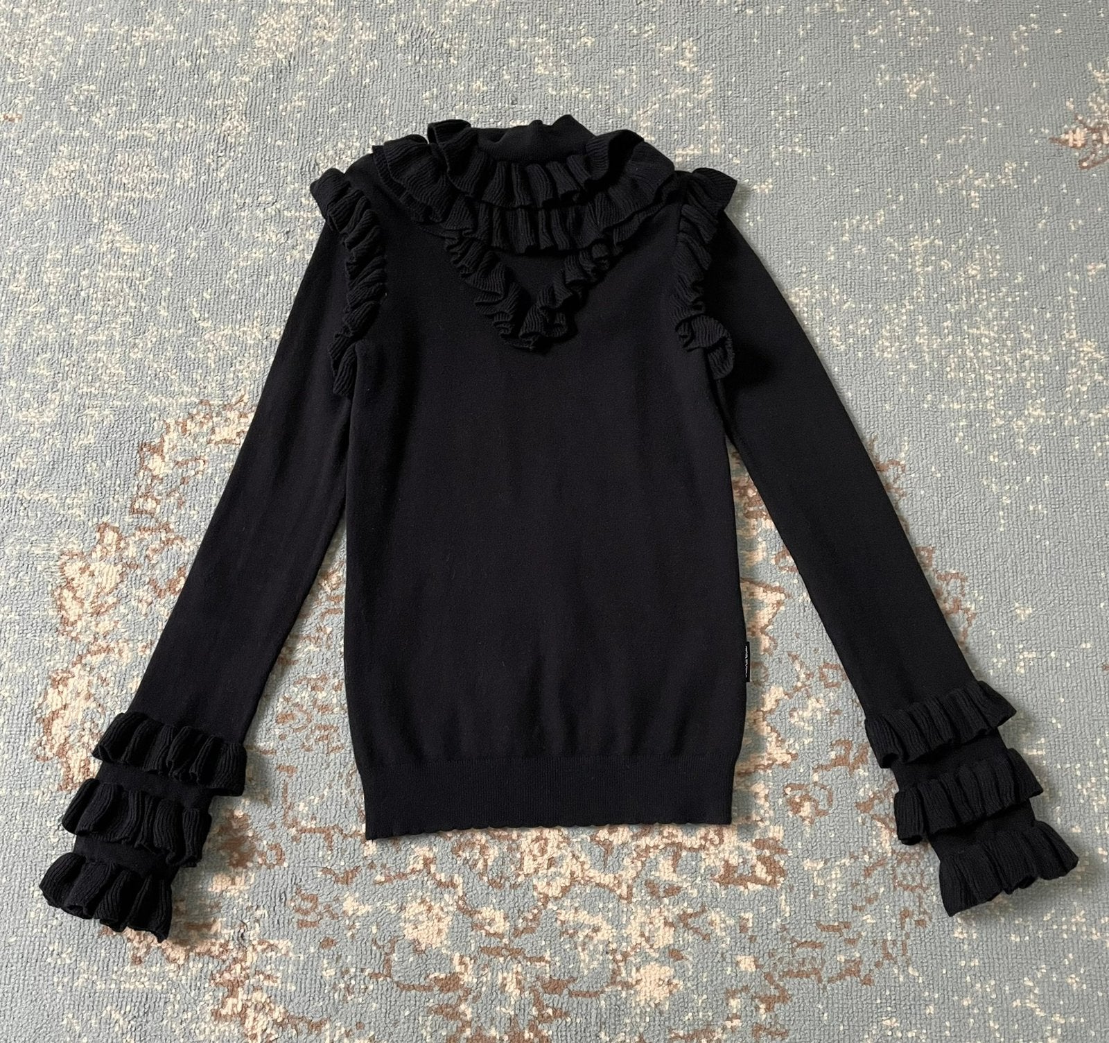 Reinders ruffle top maat XS., Ophalen of Verzenden, Zwart