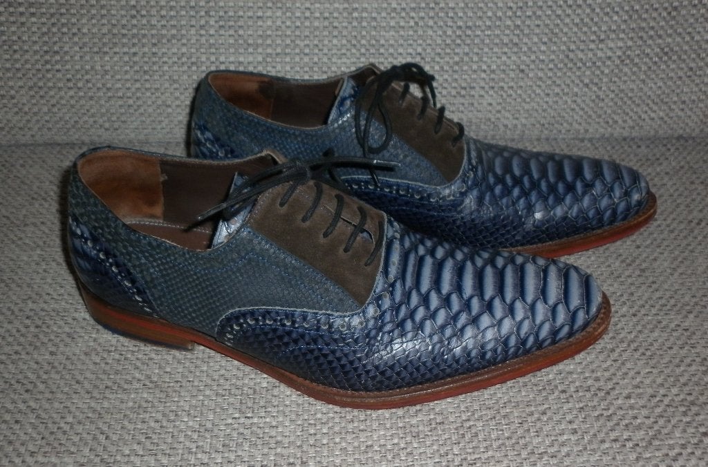 veterschoenen maat 38,5 merk : Floris van Bommel, Blauw, Floris van Bommel, Ophalen of Verzenden, Gedragen