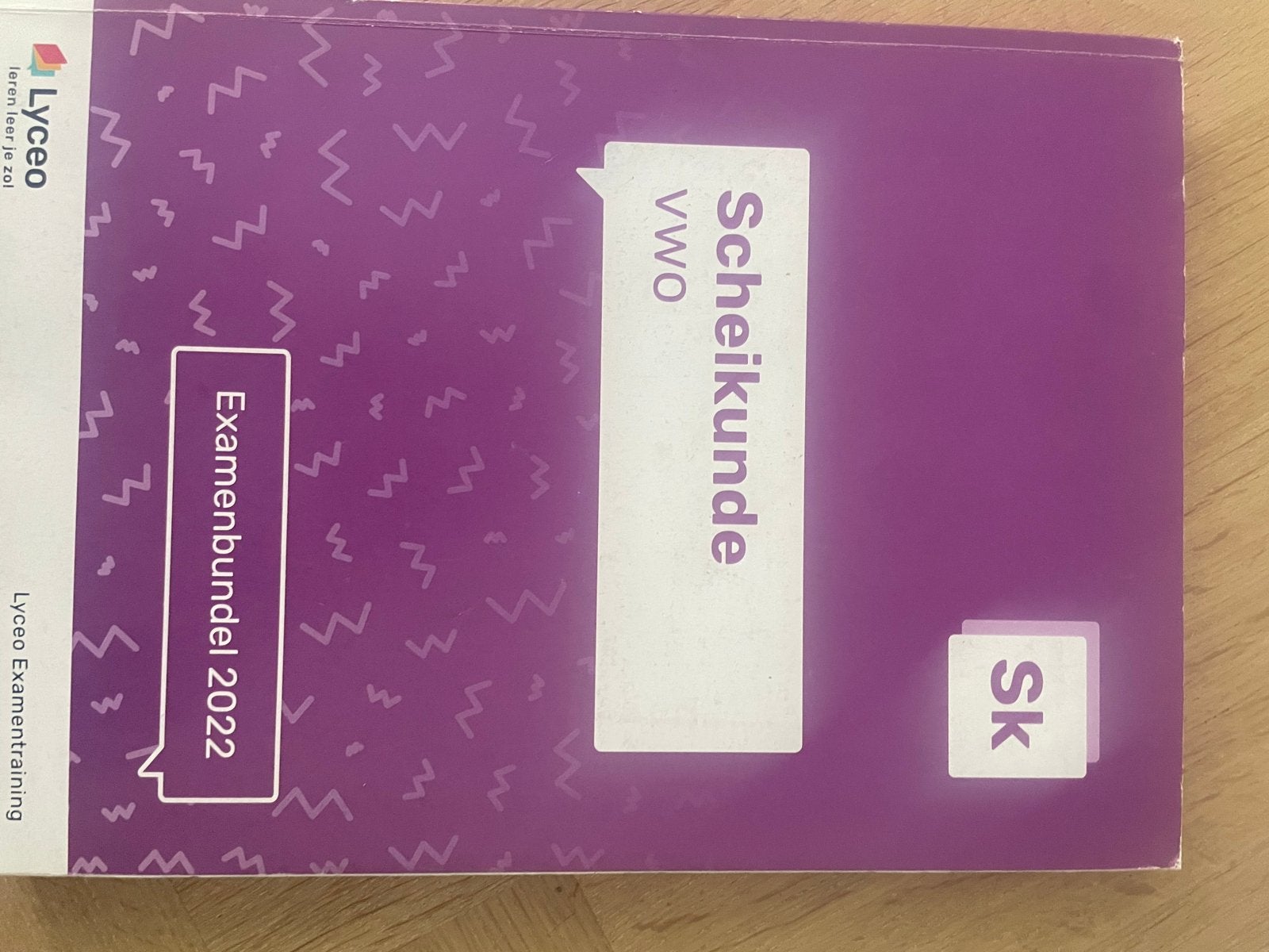 Examenbundel Scheikunde VWO 2022 - Lyceo Examentraining, Boeken, Schoolboeken, Ophalen of Verzenden, Zo goed als nieuw, VWO, Scheikunde