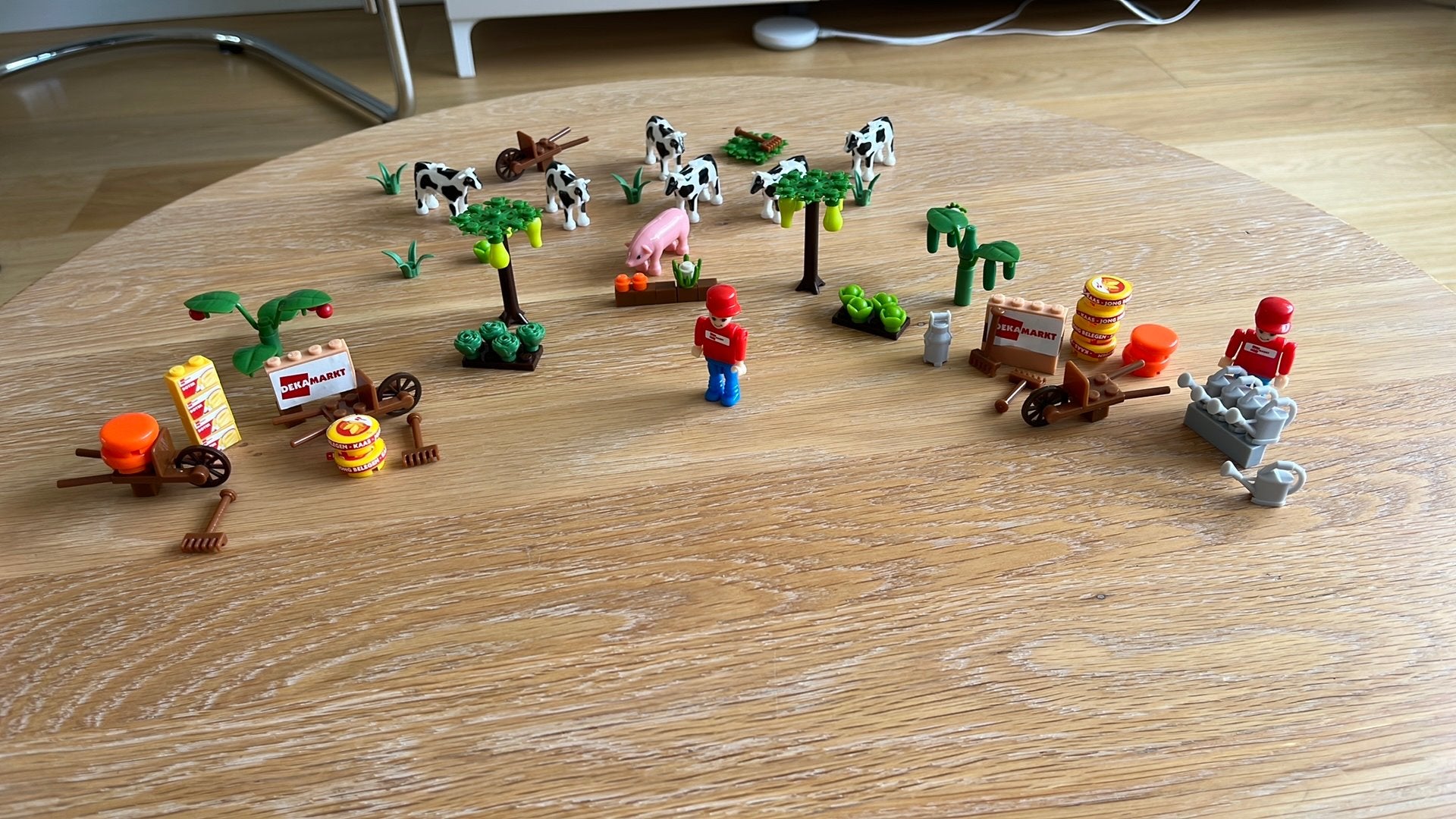 Dekamarkt boerderij blocks, Verzenden, Zo goed als nieuw, Duplo