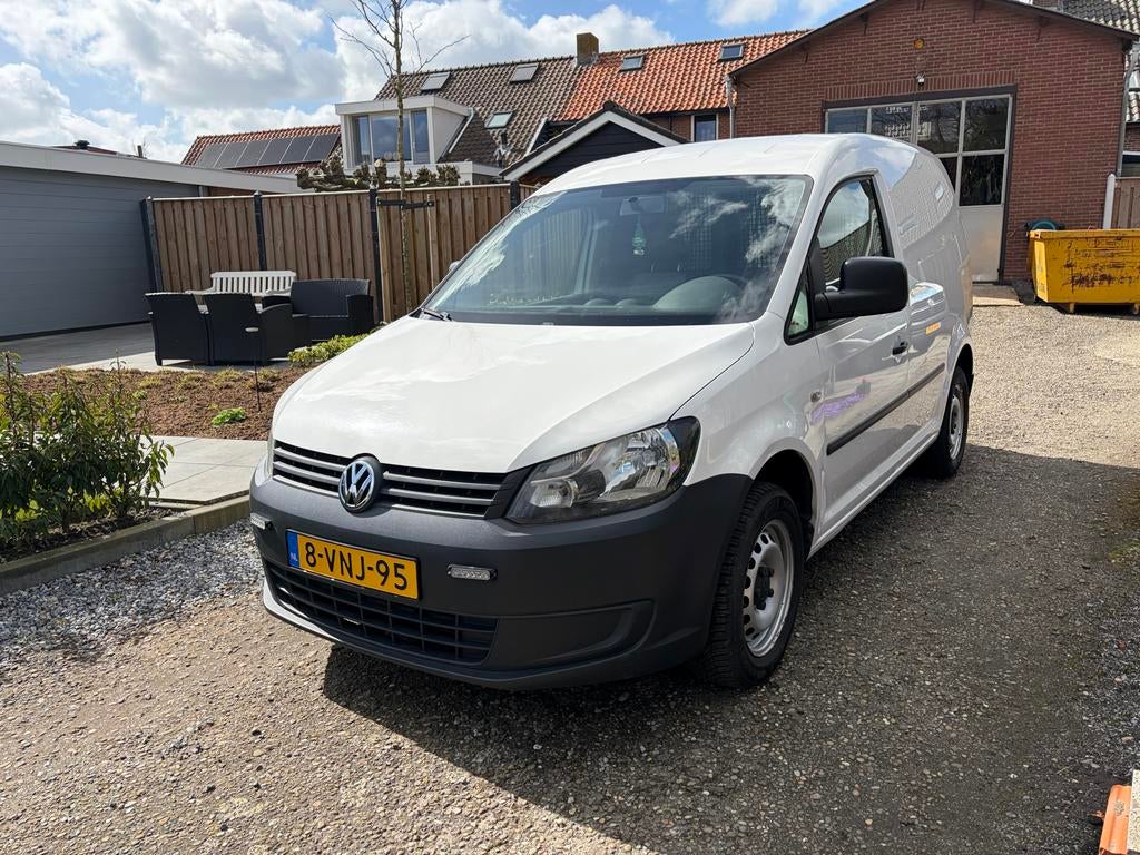 Volkswagen Caddy 1.6 D 2011, Auto's, Voorwielaandrijving, Euro 5, 74 pk, Zwart