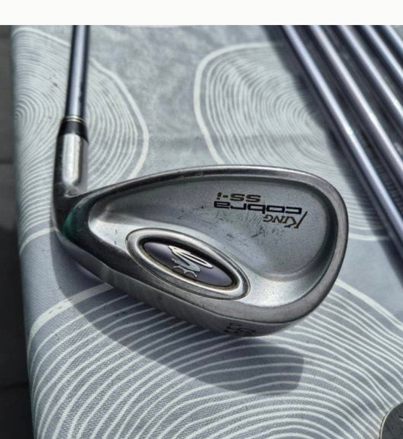 Cobra golfclubs ijzers 5-9 56 graden met nieuwe grips, Ophalen, Gebruikt, Set, Overige merken