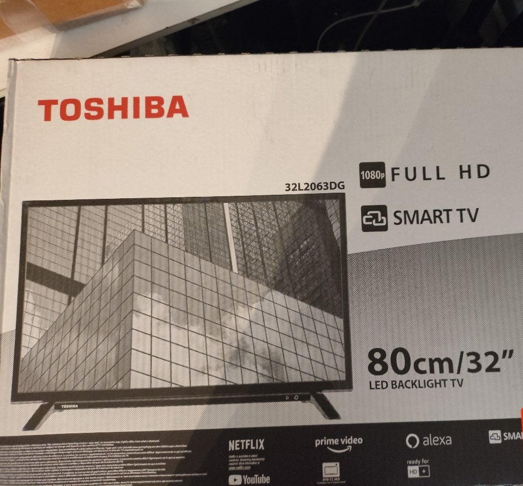Toshiba  32" Full HD Smart-tv, Philips, LED, 50 Hz, Nieuw