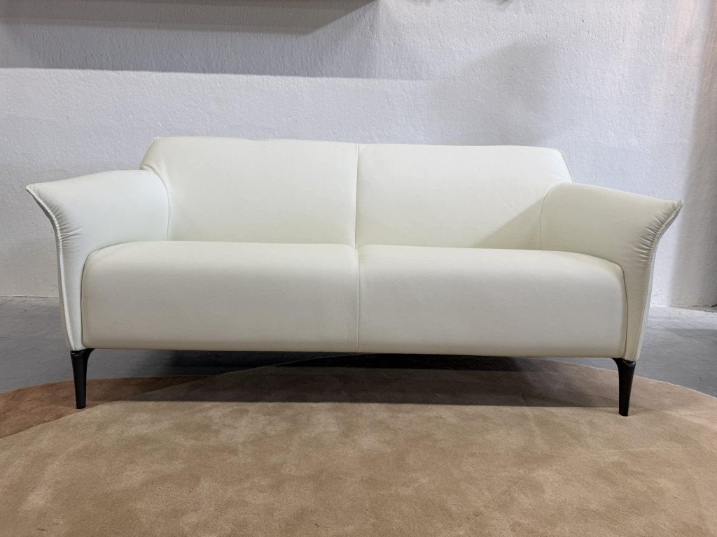 Nieuw Leolux Mayon bank 2,5 zits wit leer Design 172, Leolux, Info@leolux.nl, 150 tot 200 cm, Ophalen of Verzenden