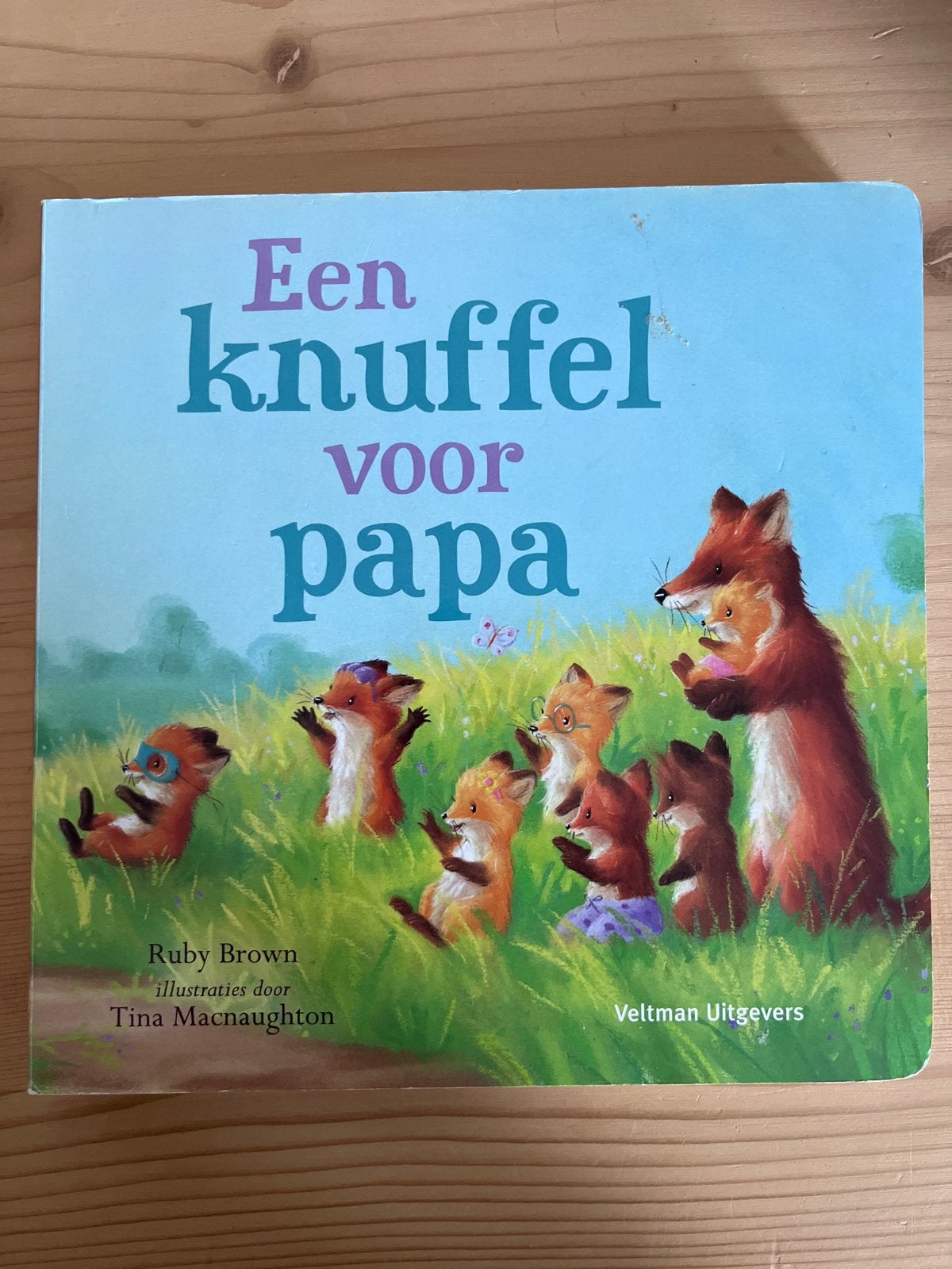Een knuffel voor papa - Ruby Brown, Ophalen of Verzenden, Zo goed als nieuw, 2 tot 3 jaar