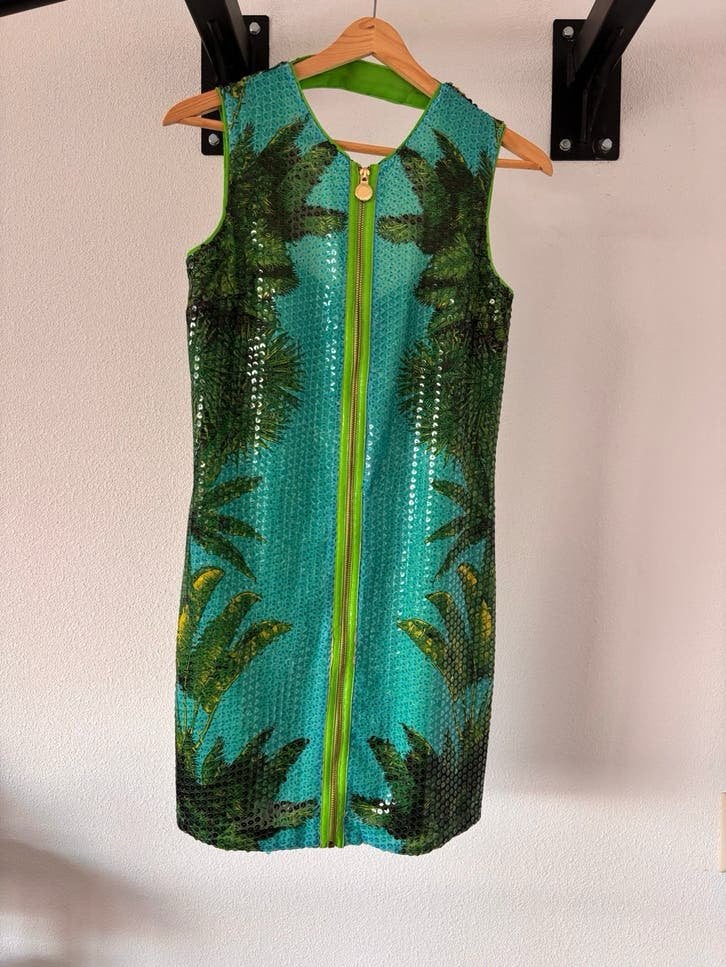 Versace for H&M pailletten jurk maat 34, Nieuw, Ophalen of Verzenden, Maat 34 (XS) of kleiner, Boven de knie
