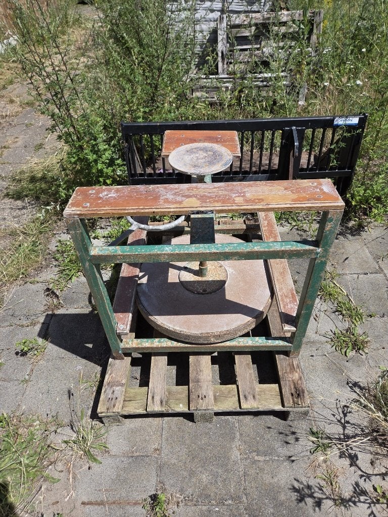 Pottenbak draaischijf, Hobby en Vrije tijd, Ophalen, Gebruikt