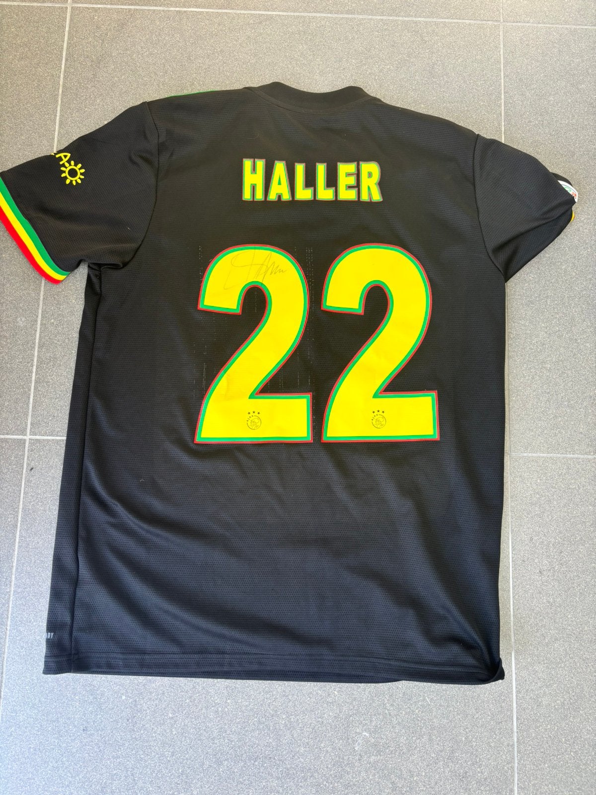 Ajax matchworn match worn shirt Haller NO BIRDS, Ophalen of Verzenden, Zo goed als nieuw