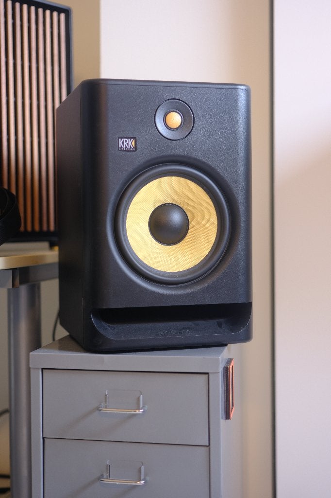 2x KRK Rokit 8 G4 Studio Monitoren, Zo goed als nieuw, 120 watt of meer, Front, Rear of Stereo speakers, Ophalen