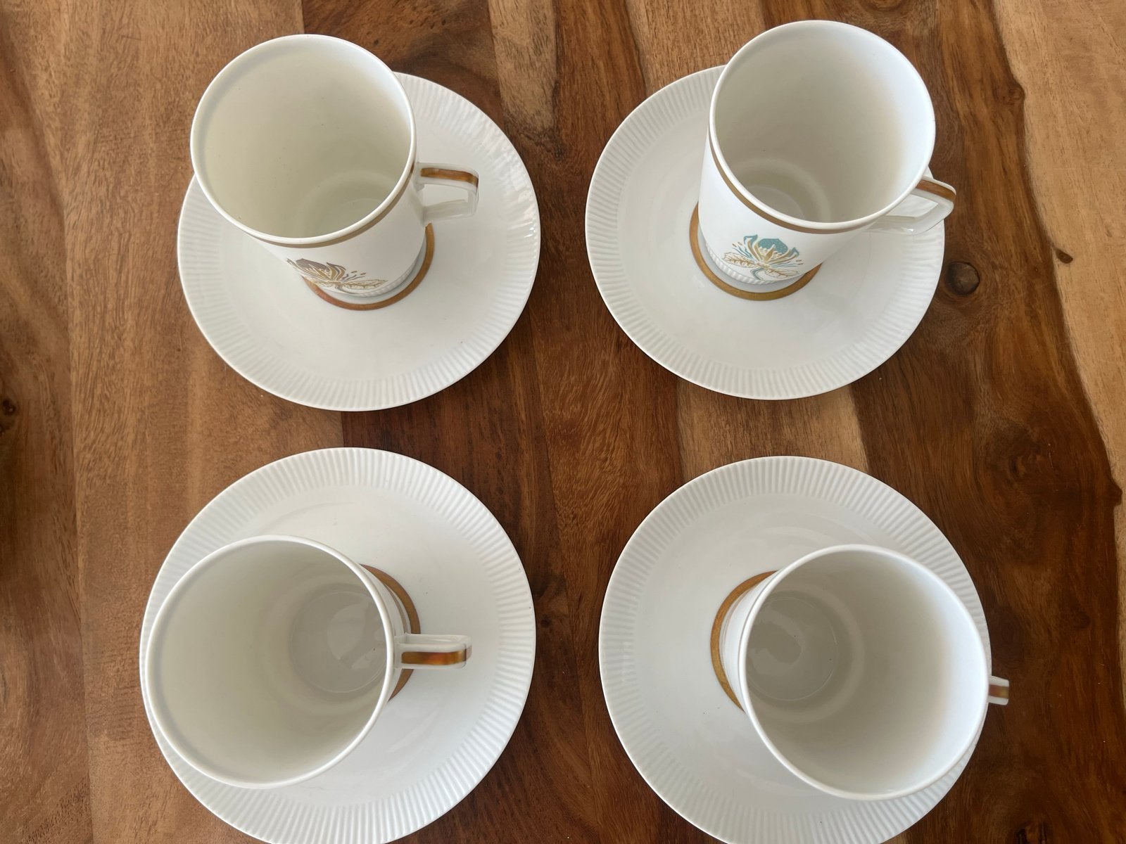 Mosa Maastricht 4112G / 3112K 4-delig koffieservies, Ophalen of Verzenden