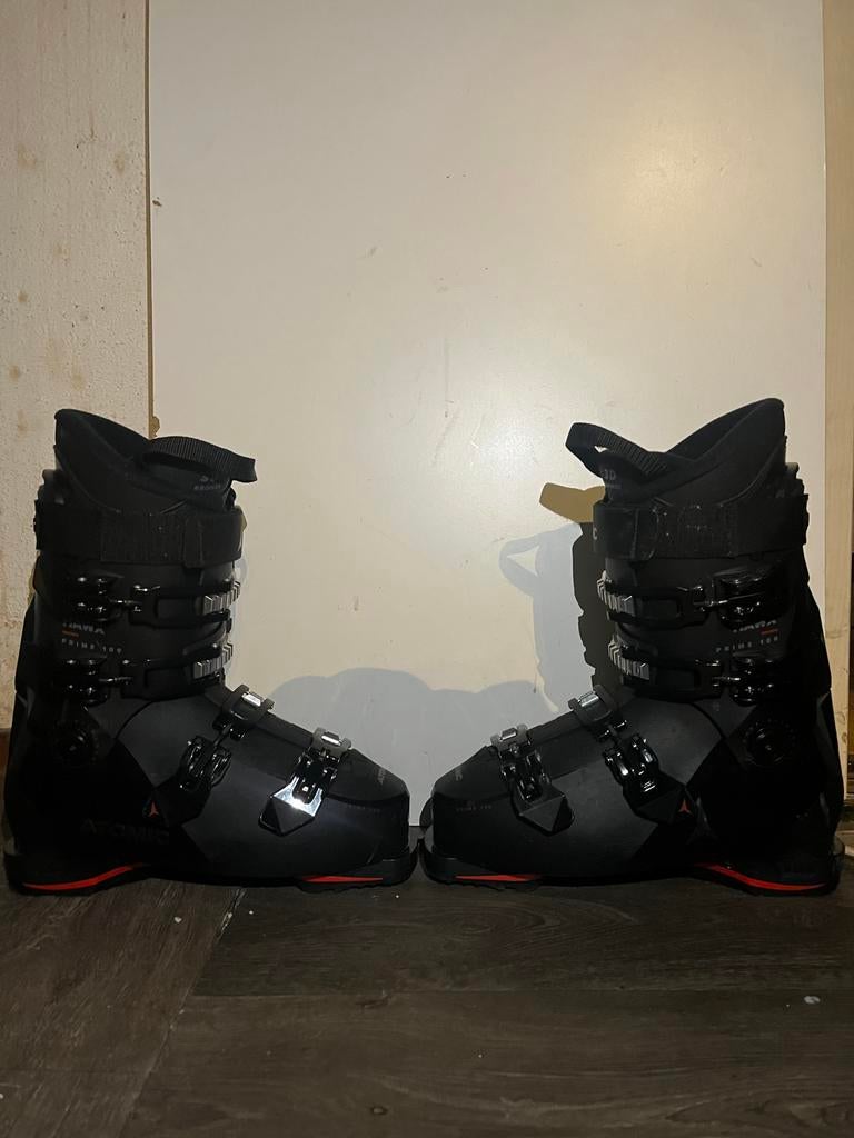 Atomic Hawx Prime 100 skischoenen maat 27/27,5, Sport en Fitness, Skiën en Langlaufen, Zo goed als nieuw, Schoenen, Skiën, Atomic