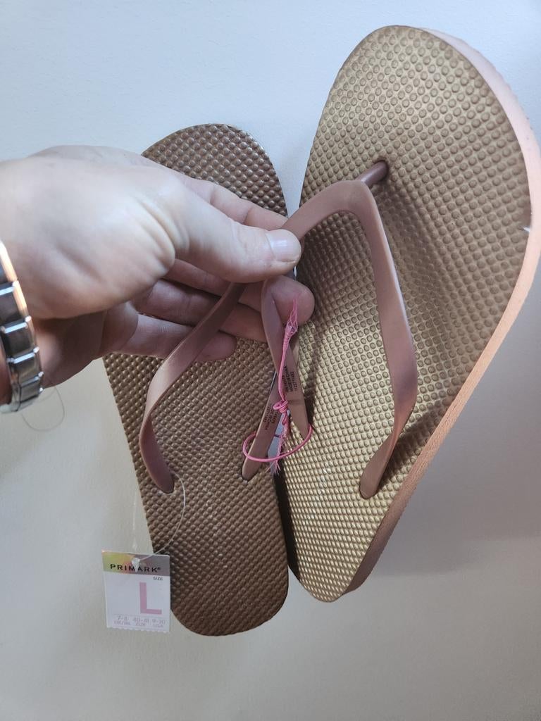 Primark flip-flops. rose gold, Ophalen of Verzenden