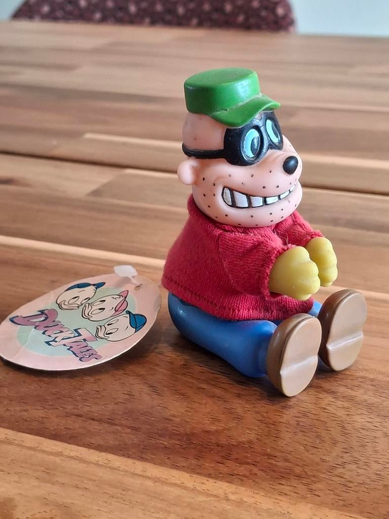 Disney knijpfiguur Ducktales Zware Jongen Beagle Boy vintage, Verzamelen, Ophalen of Verzenden, Overige figuren, Nieuw, Beeldje of Figuurtje