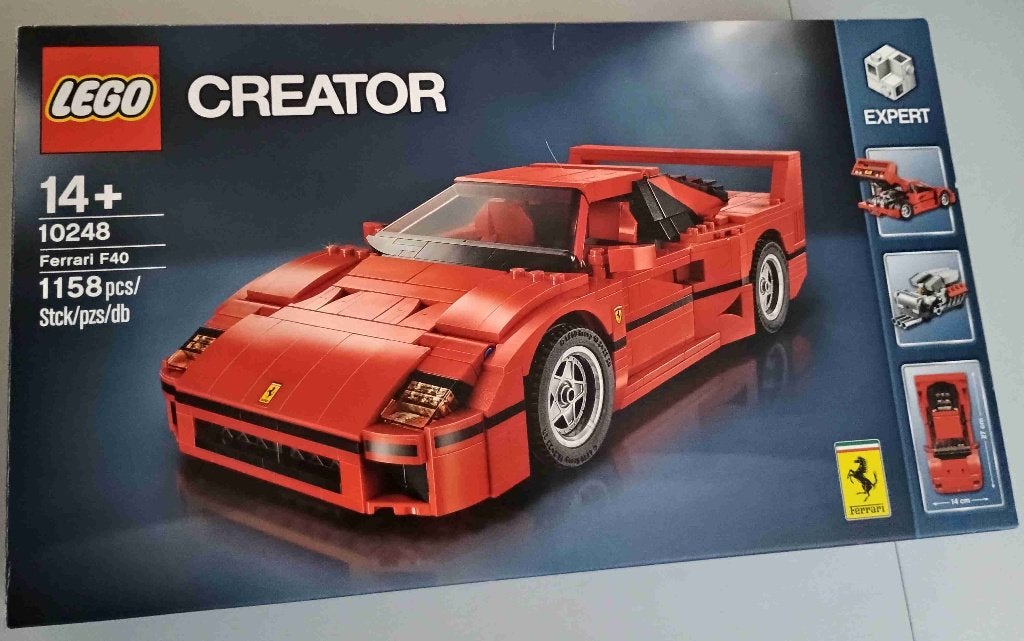 Lego 10248 Ferrari F40, Kinderen en Baby's, Ophalen, Lego, Zo goed als nieuw, Inclusief instructies