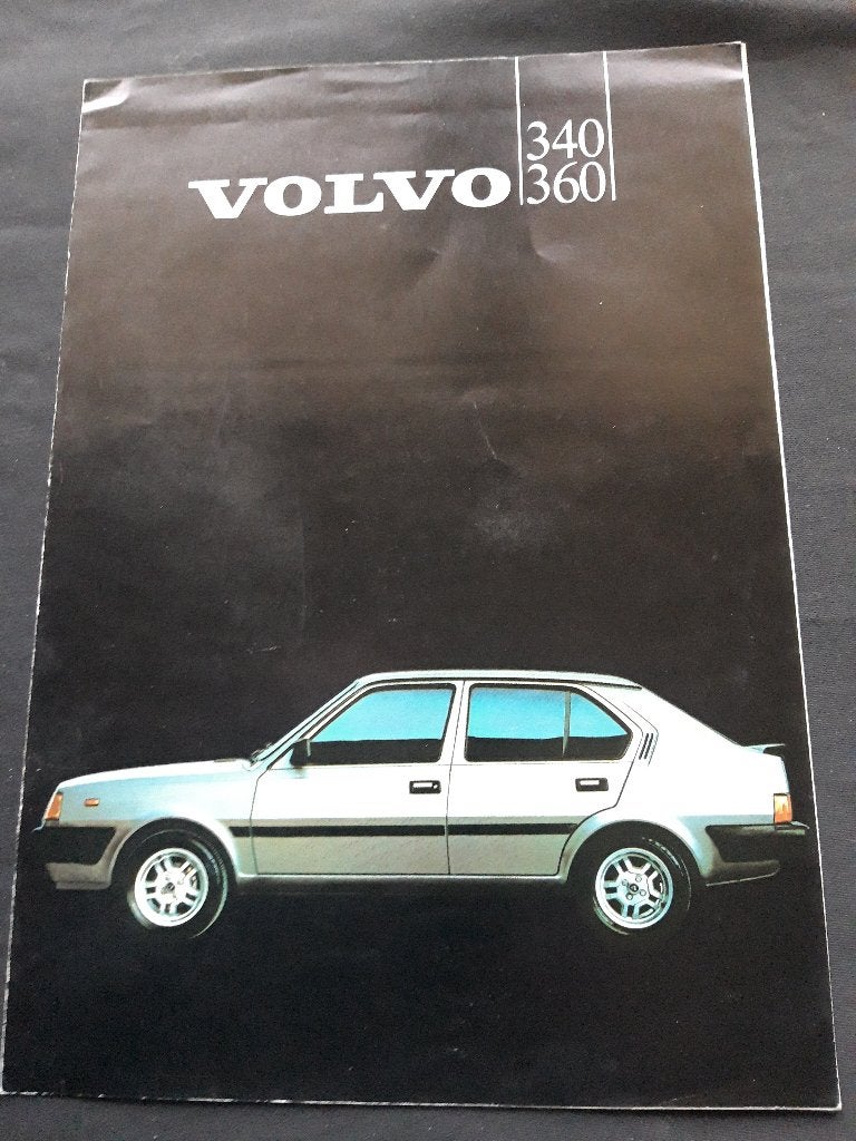 folder Volvo 340 360 '87 – Frans, Boeken, Auto's | Folders en Tijdschriften, Zo goed als nieuw, Volvo, Ophalen of Verzenden