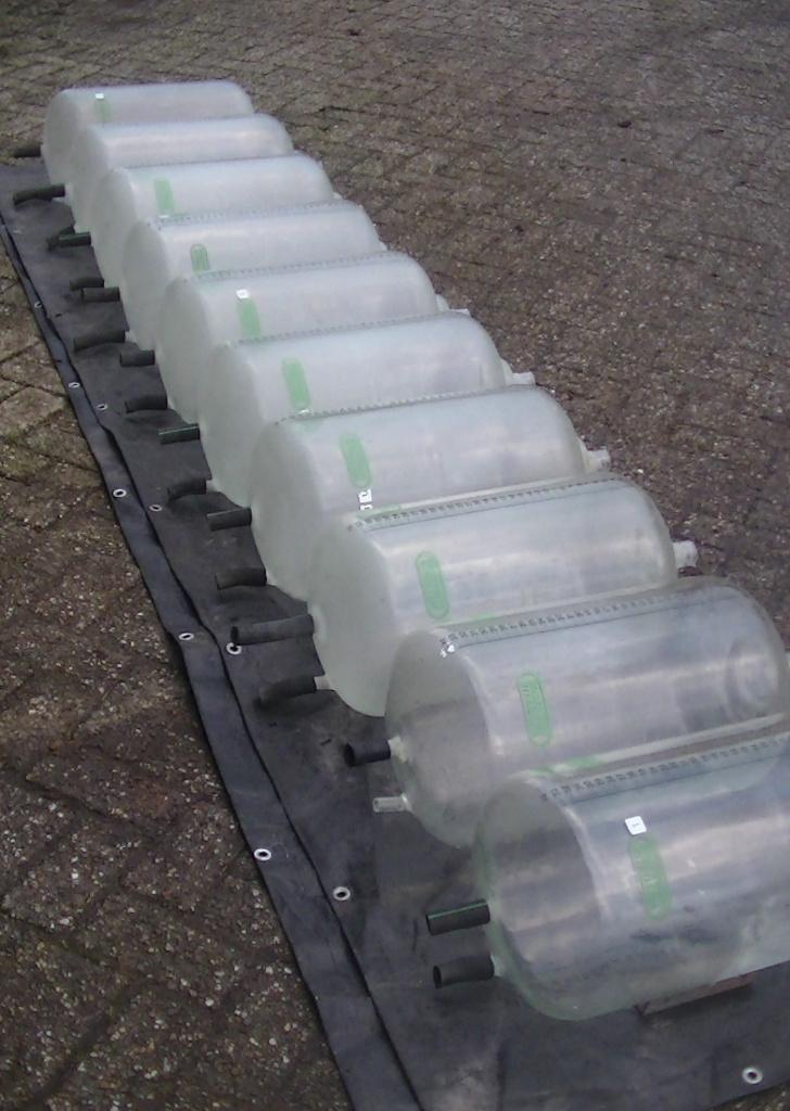 🌈Westfalia Fullwood Manus 33 L. melk-glazen melkglas 🌈, Ophalen, Gebruikt