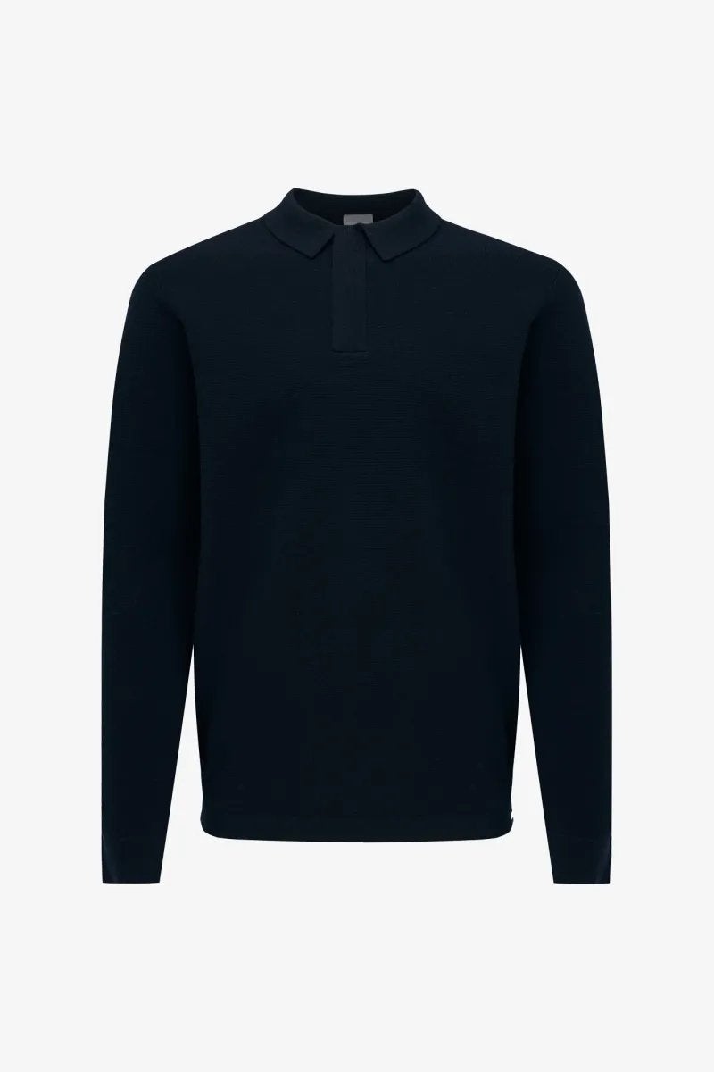 Gentiluomo longsleeve polo zip maat L nieuw, Ophalen of Verzenden, Nieuw, Maat 52/54 (L), Blauw