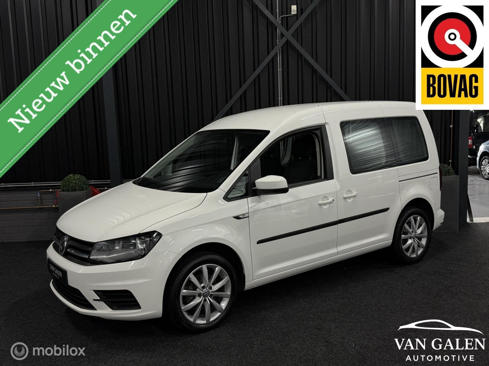Volkswagen Caddy Combi 1.2 TSI 7-Persoons Airco|Trekhaak|BT, Voorwielaandrijving, 12 maanden, Gebruikt, 7 stoelen